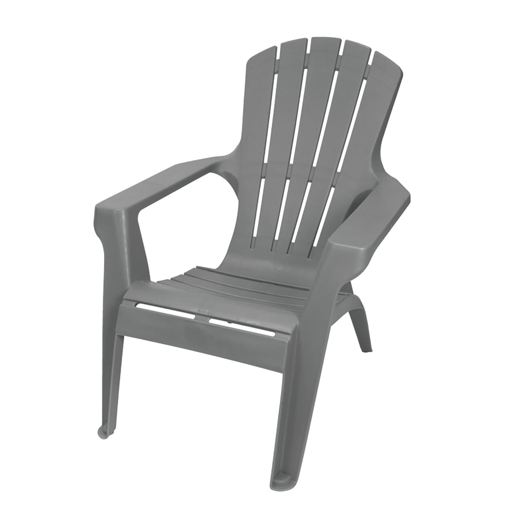 Gracious Living 11616-26ADI CH25 Neutral Gray Adirondack Chair