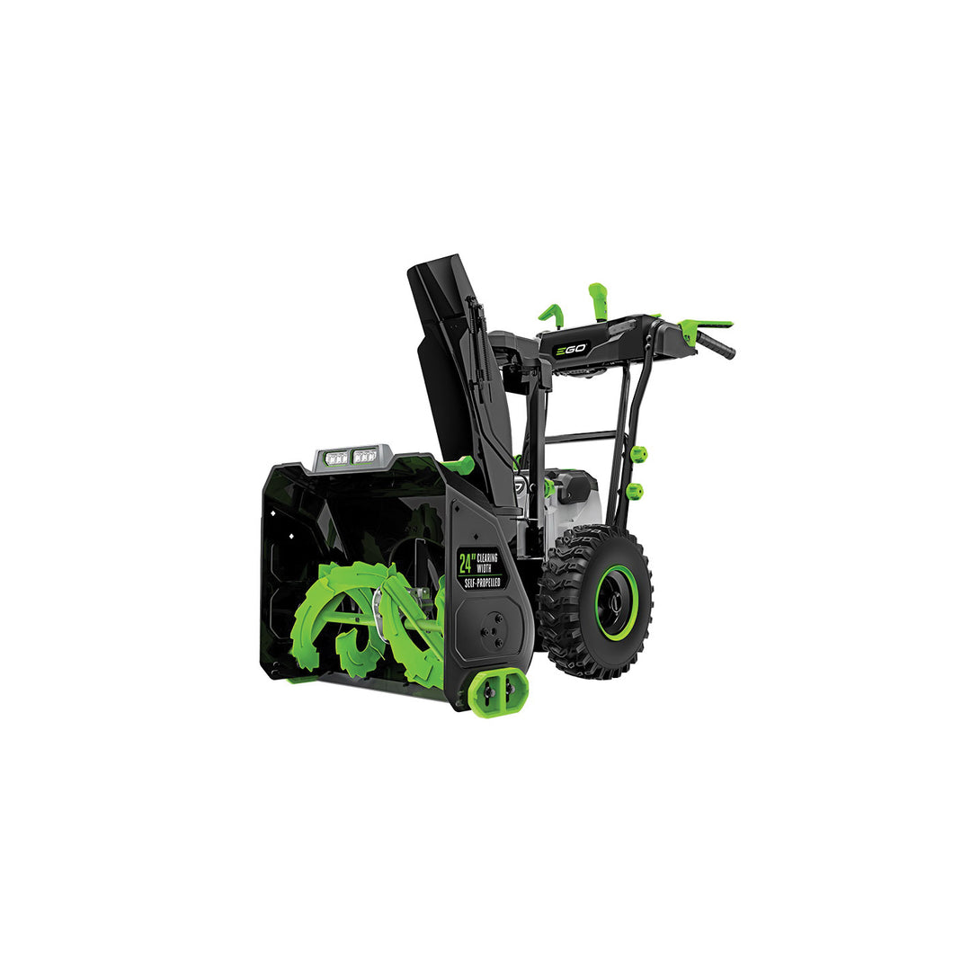 EGO SNT2405 Snow Blower, 56 V Battery, 7.5 Ah, Lithium-Ion Battery, 2-Stage, 24 in W Cleaning, 50 ft Throw