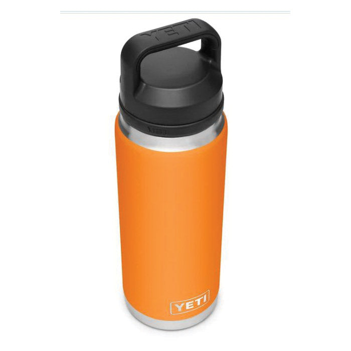 YETI Rambler 21071200041 Vacuum InsulatedBottle with Chug Cap, 26 oz Capacity, Stainless Steel, King Crab Orange
