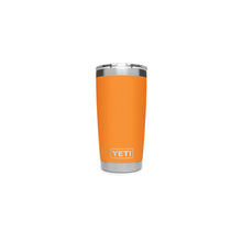 Load image into Gallery viewer, YETI Rambler 21071500482 Tumbler, 20 oz Capacity, MagSlider Lid, Stainless Steel, Insulated, King Crab Orange
