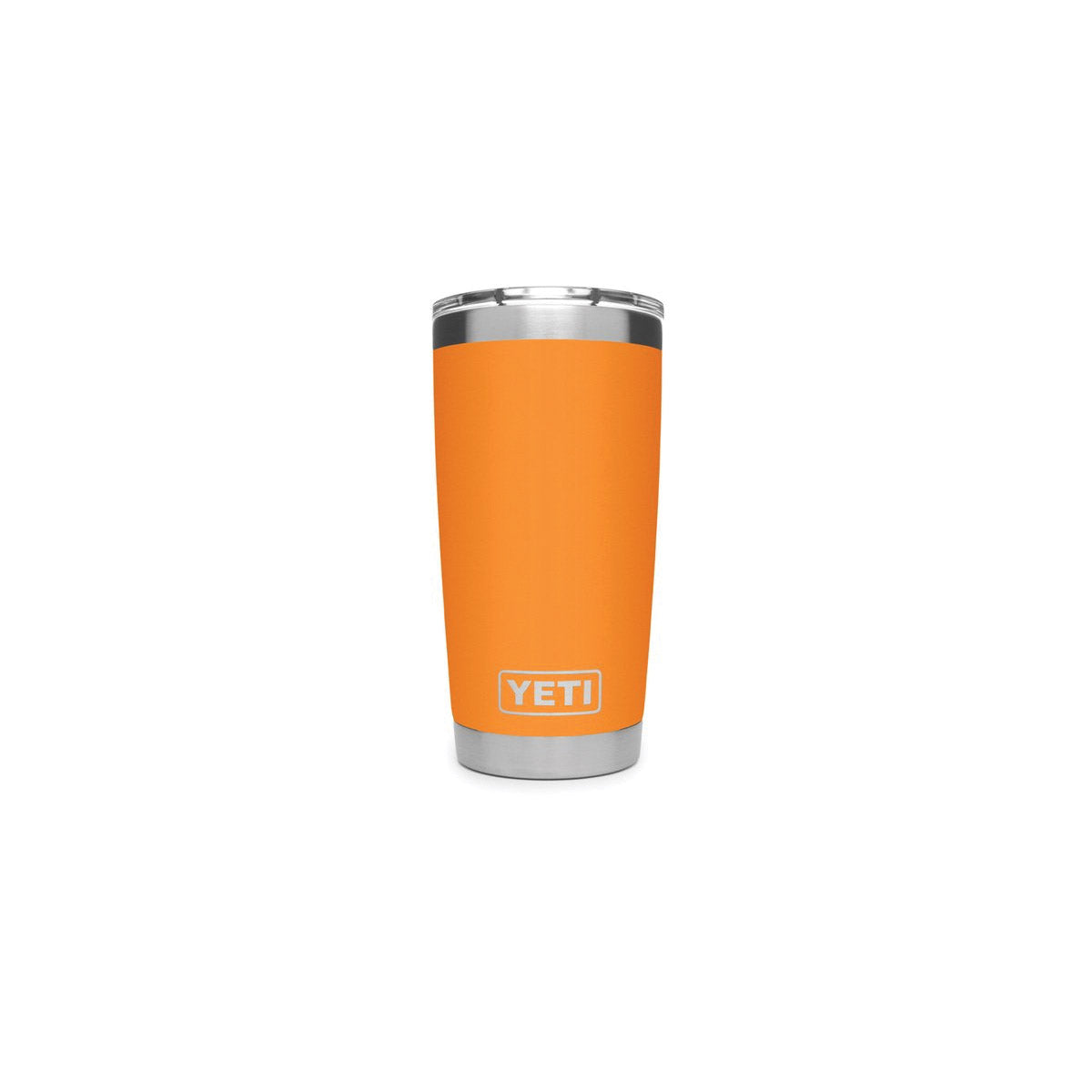 YETI Rambler 21071500482 Tumbler, 20 oz Capacity, MagSlider Lid, Stainless Steel, Insulated, King Crab Orange