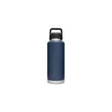 Load image into Gallery viewer, YETI Rambler 21071210004 Vacuum Insulated Bottle with Chug Cap, 46 oz Capacity, Stainless Steel, Navy
