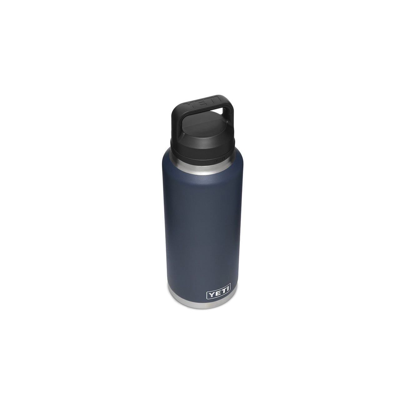 YETI Rambler 21071210004 Vacuum Insulated Bottle with Chug Cap, 46 oz Capacity, Stainless Steel, Navy