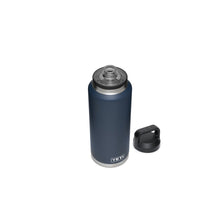 Load image into Gallery viewer, YETI Rambler 21071210004 Vacuum Insulated Bottle with Chug Cap, 46 oz Capacity, Stainless Steel, Navy
