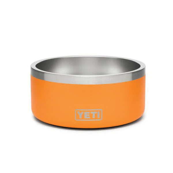 YETI Boomer 21071500499 Dog Bowl, 6-3/4 in Dia, 4 Cup Volume, Stainless Steel, King Crab Orange