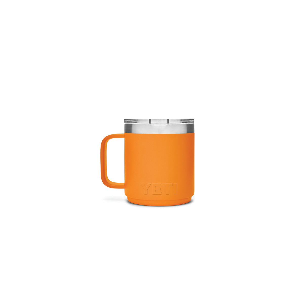 YETI Rambler 21071500530 Stackable Mug, 10 oz Capacity, MagSlider Lid, Insulated, Stainless Steel, King Crab Orange