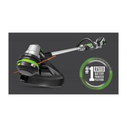 EGO ST1510T Cordless String Trimmer, Tool Only, 2.5 Ah, 56 V, Lithium-Ion, 2-Speed, 0.095 in Dia Line