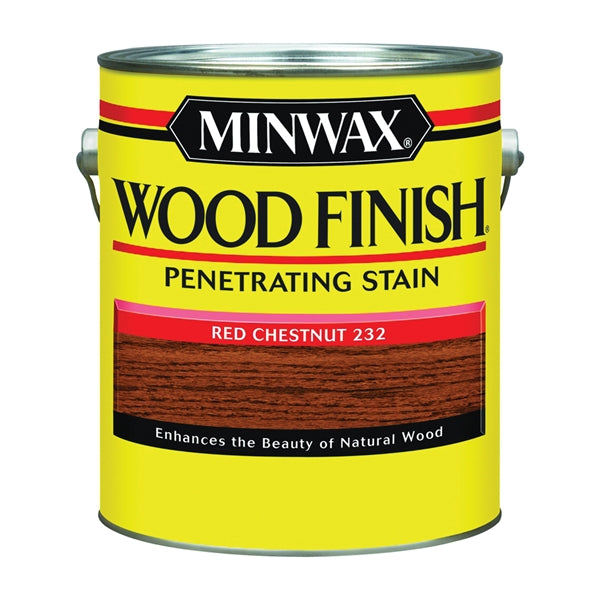 Minwax Wood Finish 710460000 Wood Stain, Red Chestnut, Liquid, 1 gal, Can