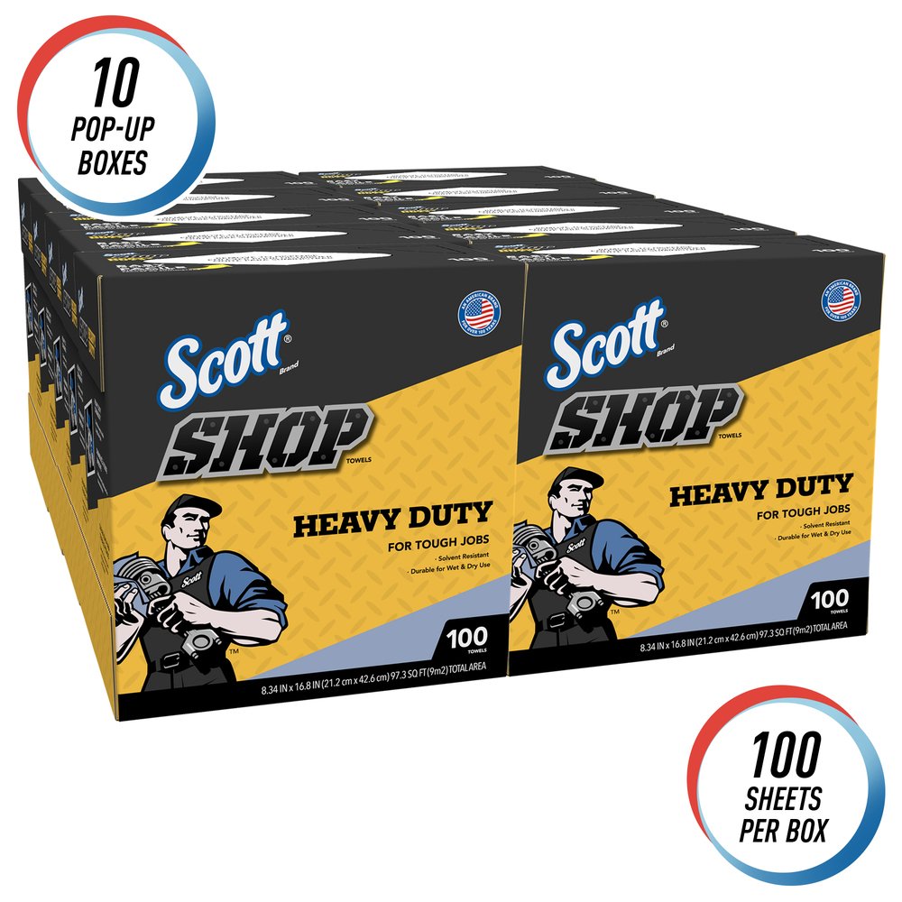 Scott 54014 Cleaning Towel, 8.34 in L, 16.8 in W