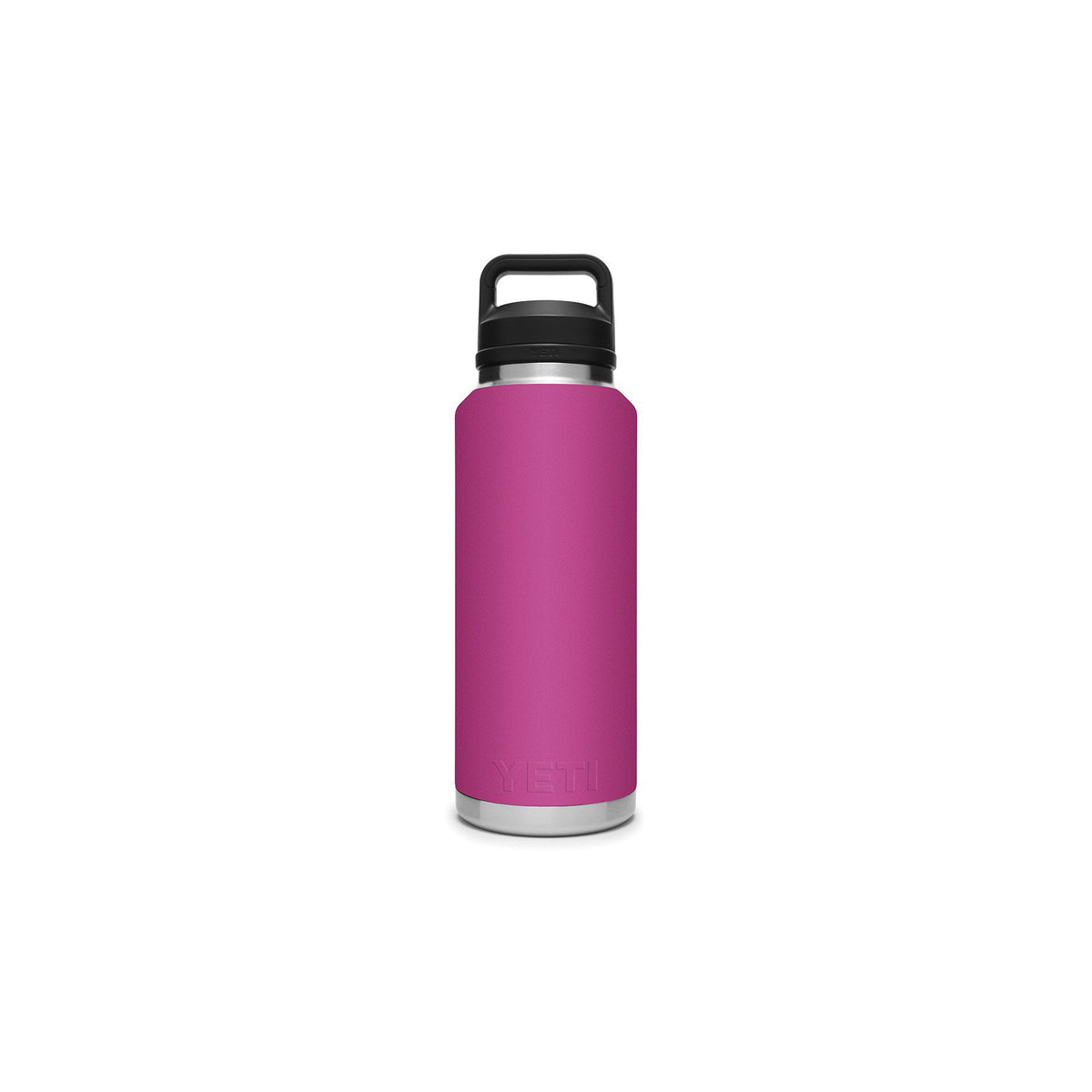 YETI Rambler 21071210000 Vacuum Insulated Bottle with Chug Cap, 46 oz Capacity, Stainless Steel, Prickly Pear
