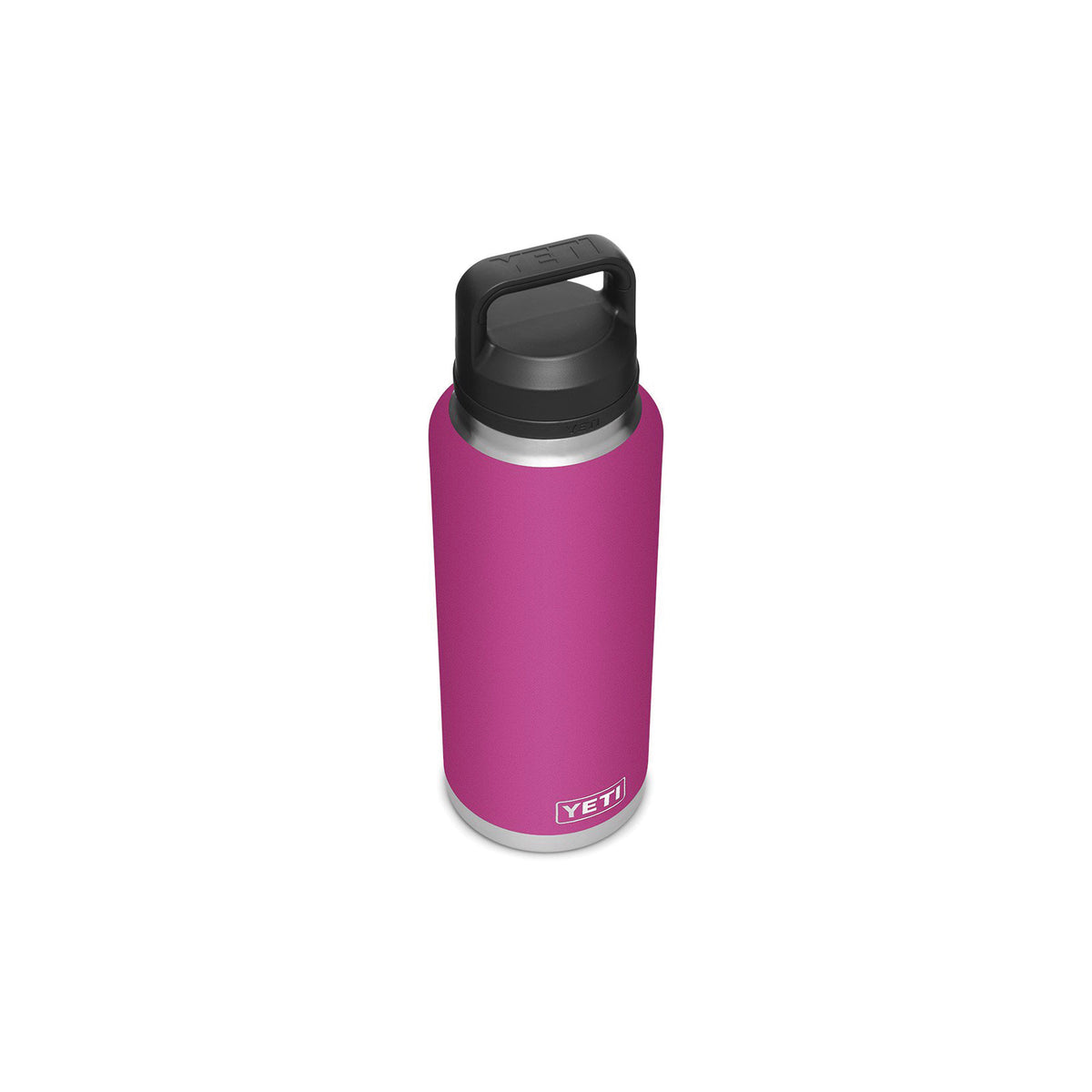 YETI Rambler 21071210000 Vacuum Insulated Bottle with Chug Cap, 46 oz Capacity, Stainless Steel, Prickly Pear