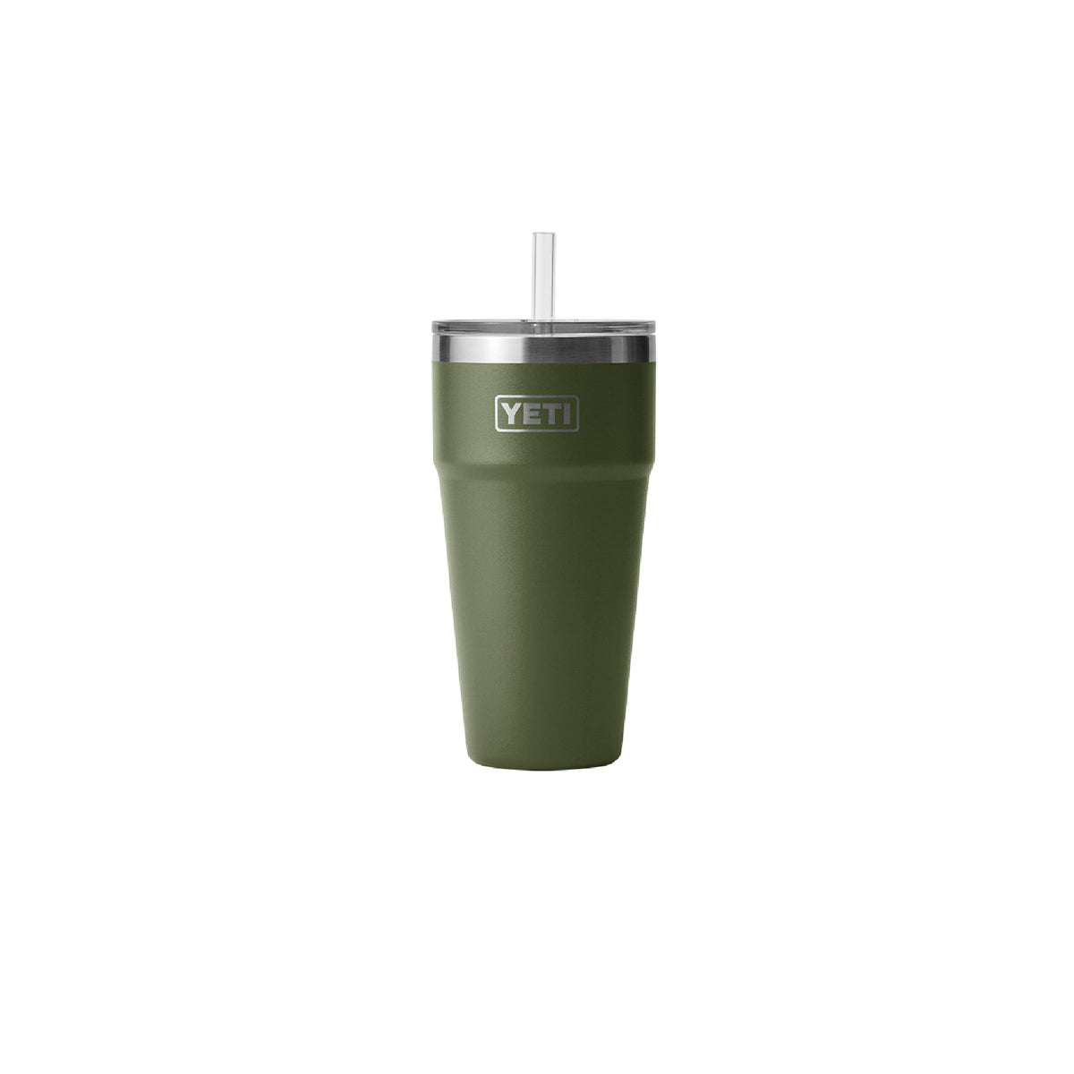YETI Rambler Stackable Cup, 26 oz, Vacuum Insulated, Stainless Steel with Straw Lid