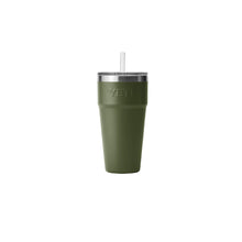 Load image into Gallery viewer, YETI Rambler Stackable Cup, 26 oz, Vacuum Insulated, Stainless Steel with Straw Lid
