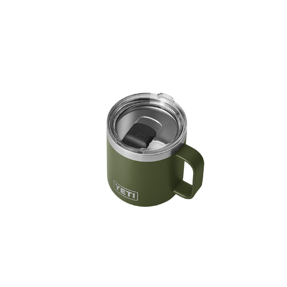 YETI Rambler Series 21071500699 Mug with MagSlider Lid, 14 oz Capacity, 18/8 Stainless Steel, Highlands Olive, Insulated