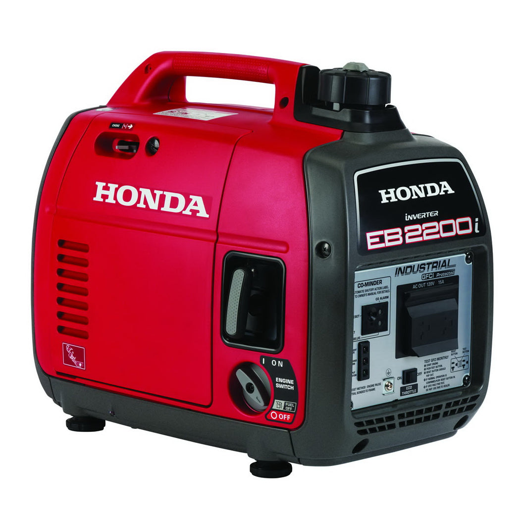 Honda EB Series EB2200I Inverter Generator, 18.3 A, 120 VAC, 2.2 kVA Output, Gasoline, 0.95 gal Tank