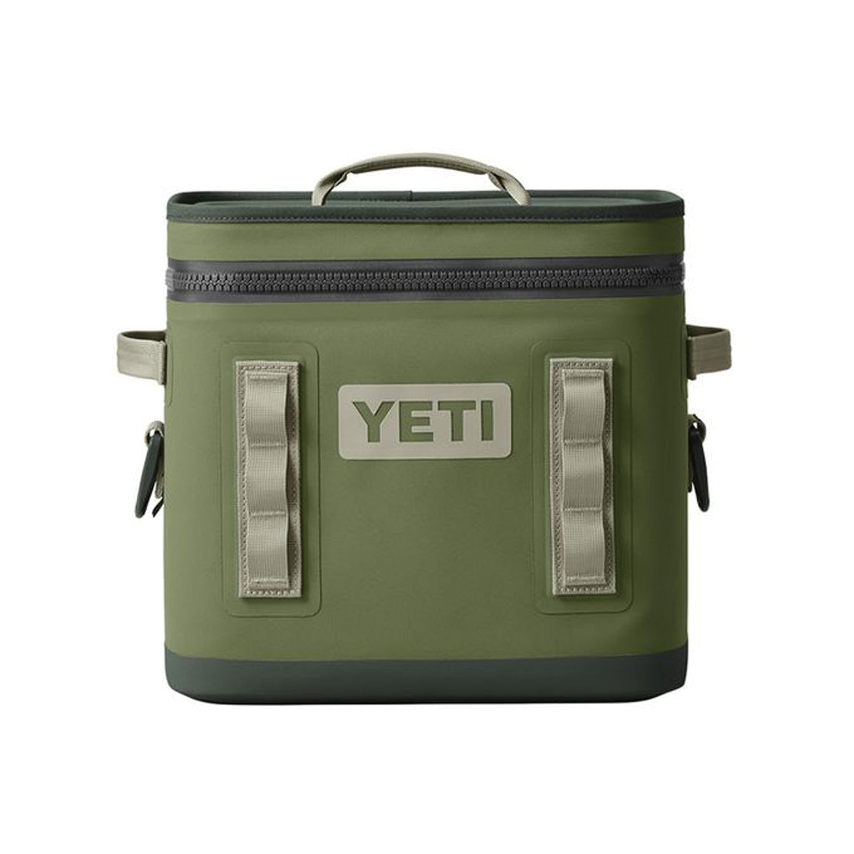 Yeti Hopper Flip 12, 18060130076, Soft Cooler, 13 Can capacity, Dryhide Fabric, Highlands Olive