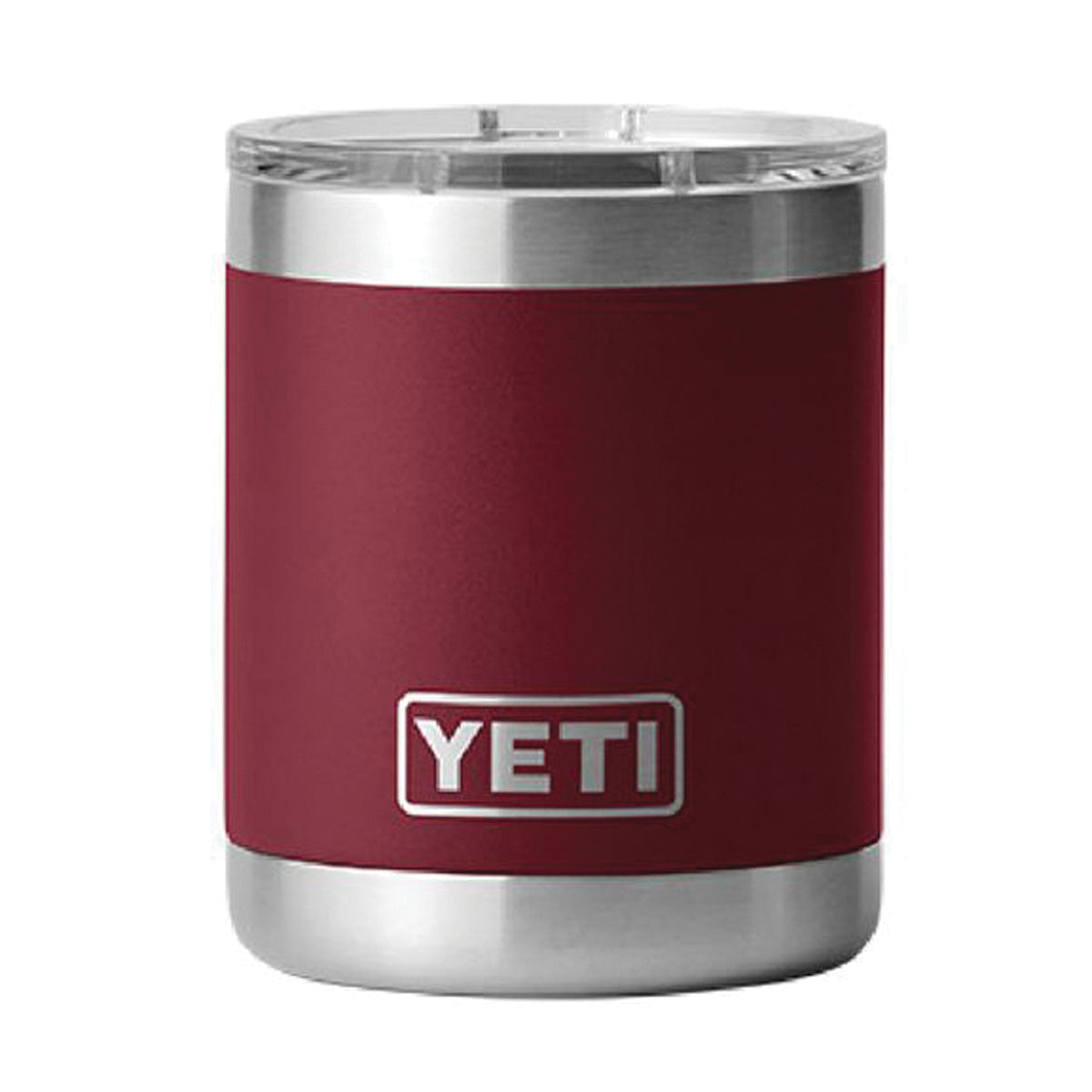 YETI Rambler Series 21071500658 Lowball, 10 oz Capacity, Magslider Lid, 18/8 Stainless Steel, Harvest Red