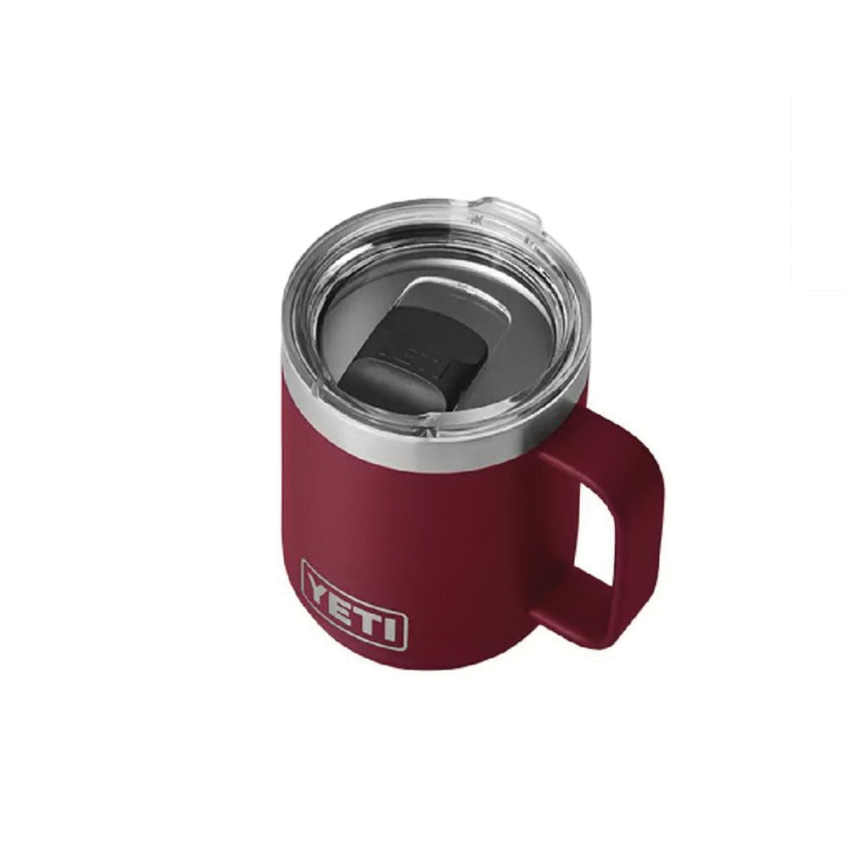 YETI Rambler Series 21071500660 Stackable Mug with MagSlider Lid, 10 oz Capacity, 18/8 Stainless Steel, Harvest Red