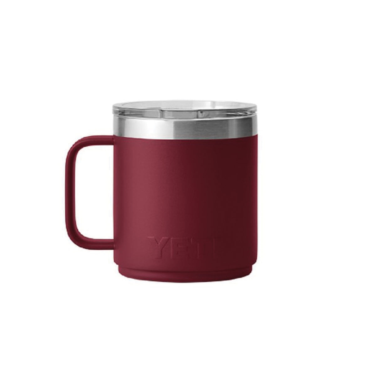 YETI Rambler Series 21071500660 Stackable Mug with MagSlider Lid, 10 oz Capacity, 18/8 Stainless Steel, Harvest Red