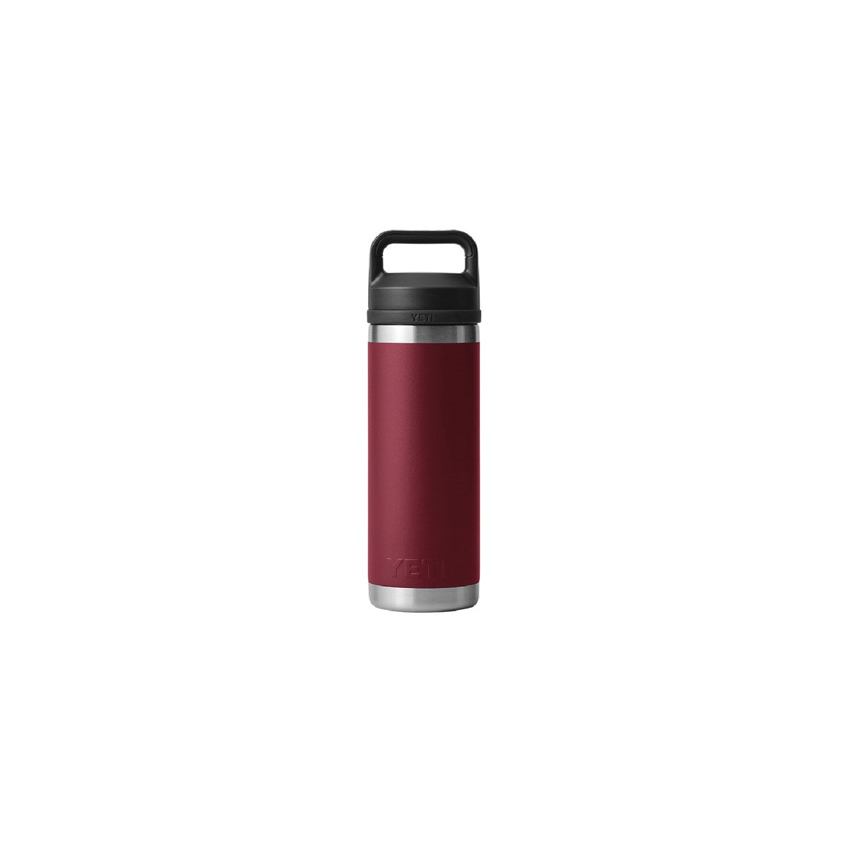 YETI Rambler Series 21071500670 Bottle with Chug Cap, 18 oz Capacity, Stainless Steel, Harvest Red