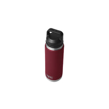 Load image into Gallery viewer, YETI Rambler 21071500671 Vacuum Insulated Bottle with Chug Cap, 26 oz Capacity, Stainless Steel, Harvest Red
