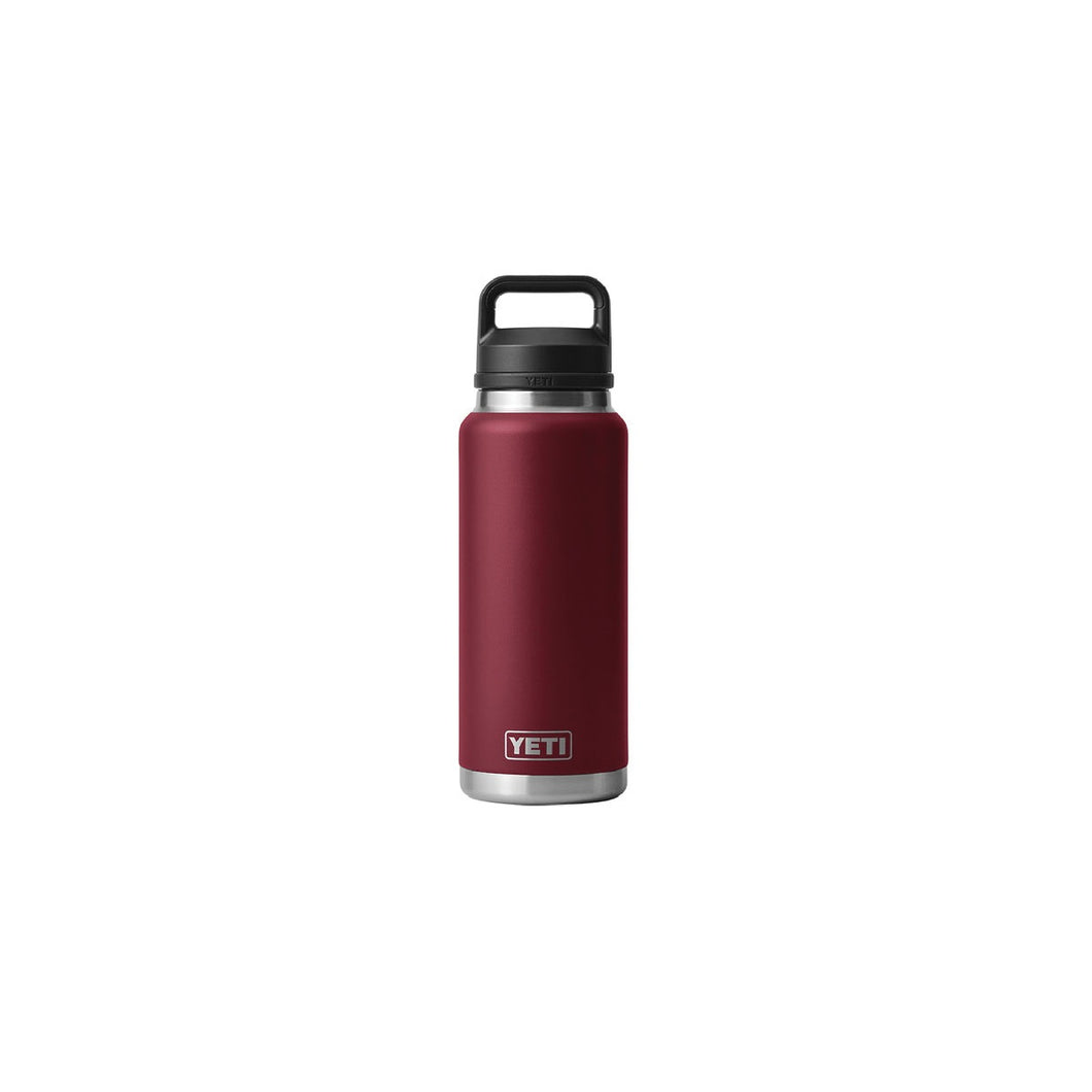 YETI Rambler 21071500672 Vacuum Insulated Bottle with Chug Cap, 36 oz Capacity, Stainless Steel, Harvest Red