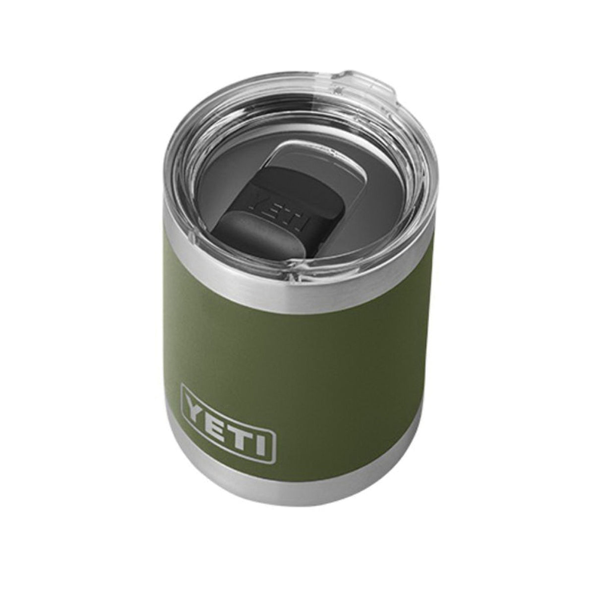 YETI Rambler 21071500696 10 oz Lowball, Vacuum Insulated, Stainless Steel with MagSlider Lid, Highlands Olive