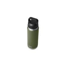 Load image into Gallery viewer, YETI Rambler 21071500709 Vacuum Insulated Bottle with Chug Cap, 26 oz Capacity, Stainless Steel, Highlands Olive
