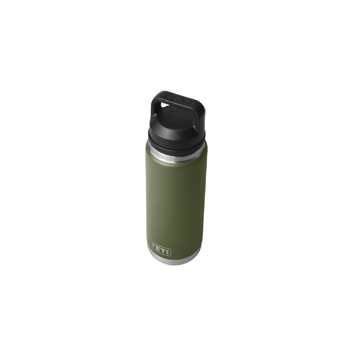 YETI Rambler 21071500709 Vacuum Insulated Bottle with Chug Cap, 26 oz Capacity, Stainless Steel, Highlands Olive