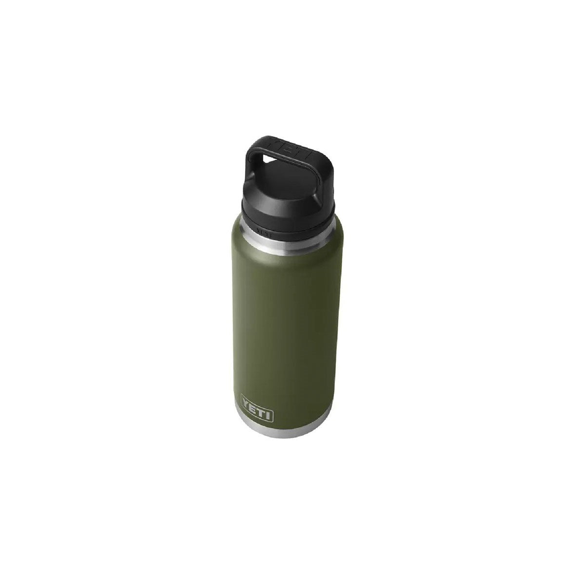 YETI Rambler 21071500710 Vacuum Insulated Bottle with Chug Cap, 36 oz Capacity, Stainless Steel, Highlands Olive