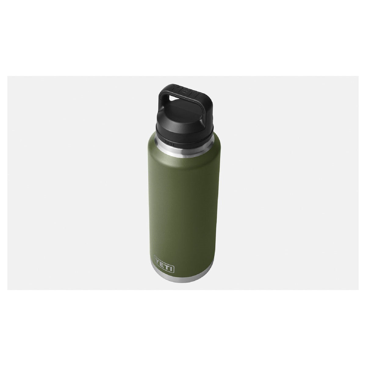 YETI Rambler 21071500711 Vacuum Insulated Bottle with Chug Cap, 46 oz Capacity, Stainless Steel, Highlands Olive