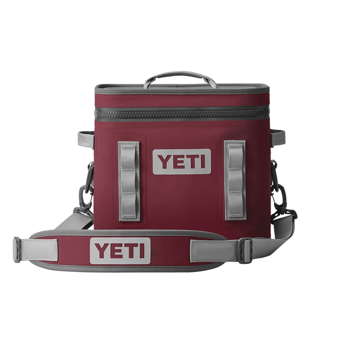 YETI Hopper Flip 12 Series 18060130075 Personal Cooler, 13 Can Cooler, Nylon/Rubber Foam, Harvest Red