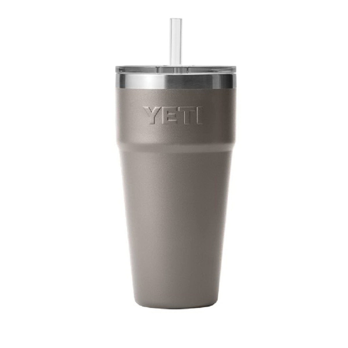 YETI Rambler Series 21071500652 Stackable Cup with Straw Lid, 26 oz Capacity, 18/8 Stainless Steel, Sharptail Taupe