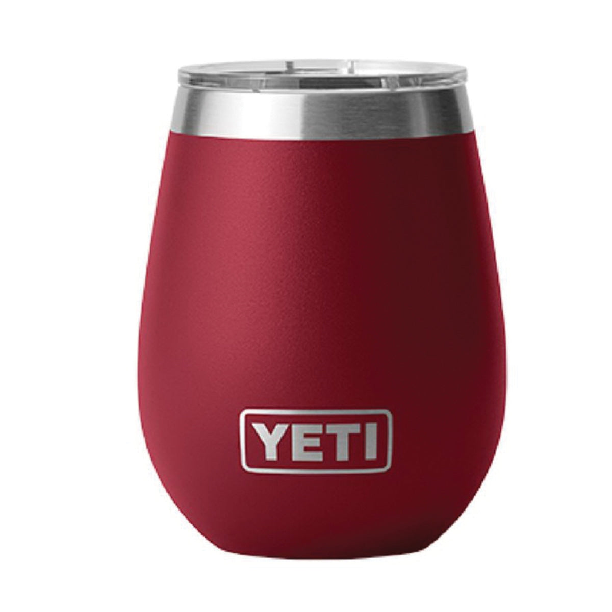 YETI Rambler WINERED Wine Tumbler, 10 oz Capacity, Insulated, MagSlider Lid, Stainless Steel, Brick Red