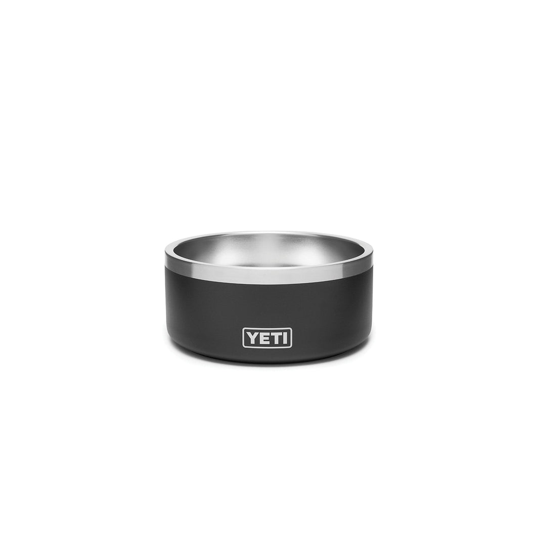 YETI Boomer 21071500499 Dog Bowl, 6-3/4 in Dia, 4 Cup Volume, Stainless Steel, BLACK
