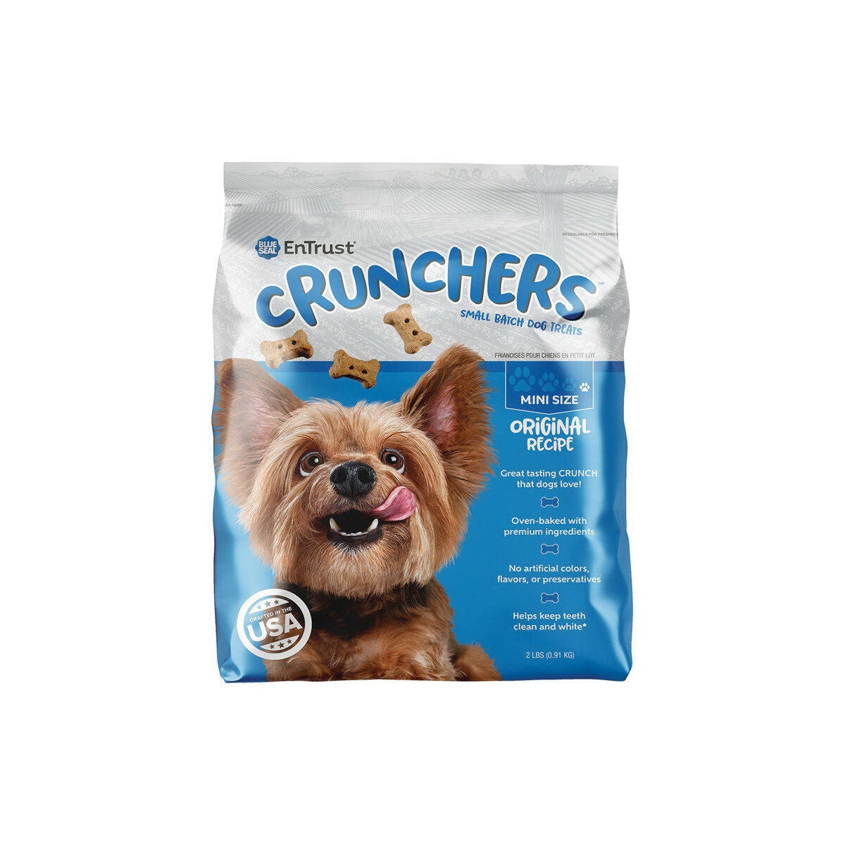 BLUE SEAL ENTRUST CRUNCHERS SMALL BATCH DOG TREATS (Mini)