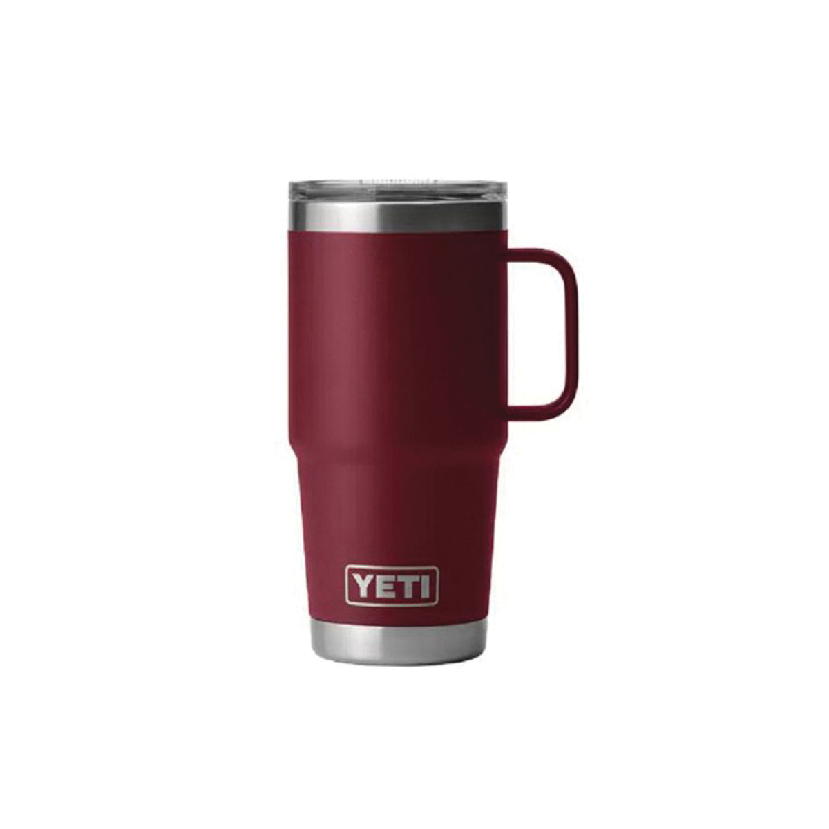 YETI Rambler Series 21071500667 Travel Mug with Stronghold Lid, 20 oz Capacity, Twist-On, Twist-Off Lid, Stainless Steel