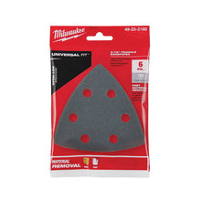 Load image into Gallery viewer, Milwaukee 49-25-2180 Triangle Sandpaper, 180 Grit, Silicon Carbide Abrasive, 3-1/2 in L
