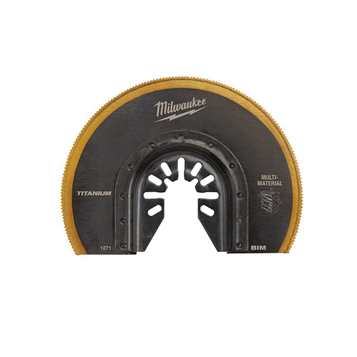 Milwaukee 49-25-1271 Blade, 3-1/2 in, 1-5/8 in D Cutting, HSS/Titanium