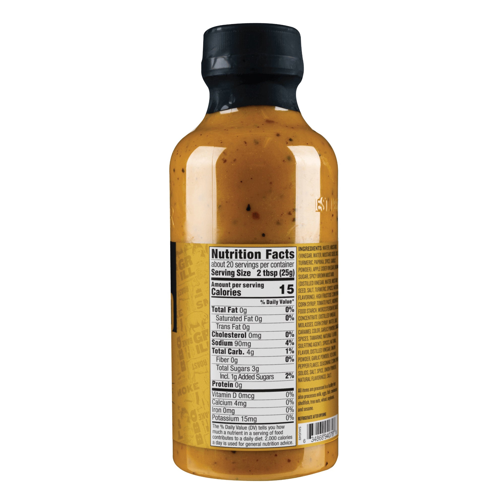 Traeger SAU049 Liquid Gold BBQ Sauce, Sweet, Tangy Flavor, 17.9 oz Bottle