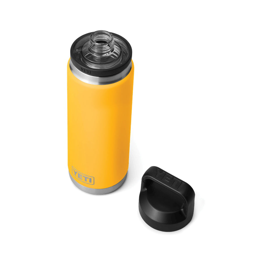YETI Rambler 21071501035 Bottle with Chug Cap, 26 oz Capacity, Stainless Steel, Alpine Yellow