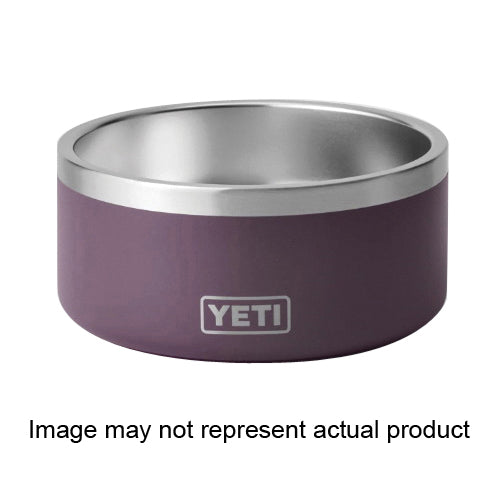 YETI Boomer Series 21071501088 Dog Bowl, 17.3 cm Dia, 946 mL, 4 Cup Volume, 18/8 Stainless Steel, Bimini Pink