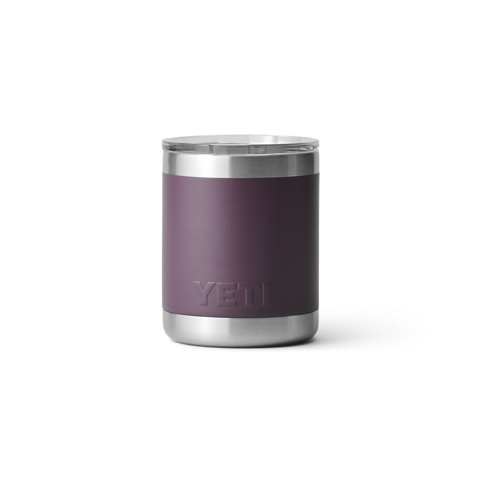 YETI Rambler 21071501138 Lowball Mug, 10 oz Capacity, Magslider Lid, Stainless Steel, Nordic Purple, Insulated
