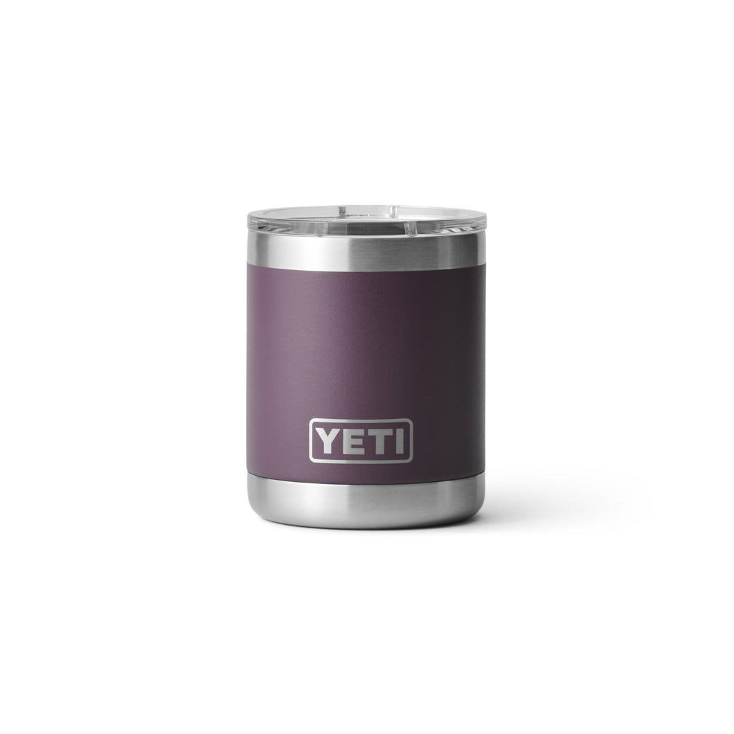 YETI Rambler 21071501138 Lowball Mug, 10 oz Capacity, Magslider Lid, Stainless Steel, Nordic Purple, Insulated