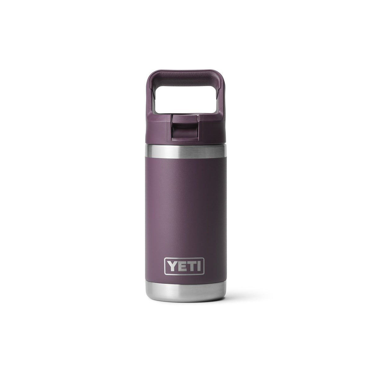 YETI Rambler 21071501126 Kid&#39;s Bottle with Straw Cap, 12 oz Capacity, Stainless Steel, Nordic Purple