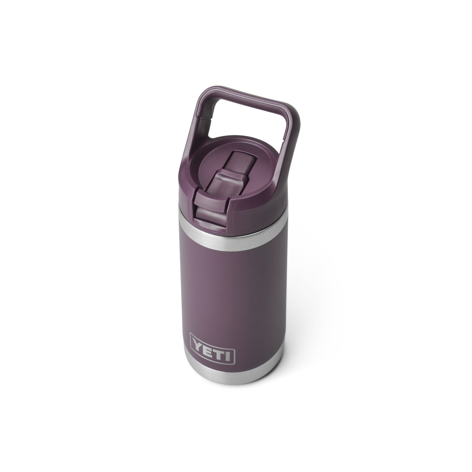 YETI Rambler 21071501126 Kid's Bottle with Straw Cap, 12 oz Capacity, Stainless Steel, Nordic Purple