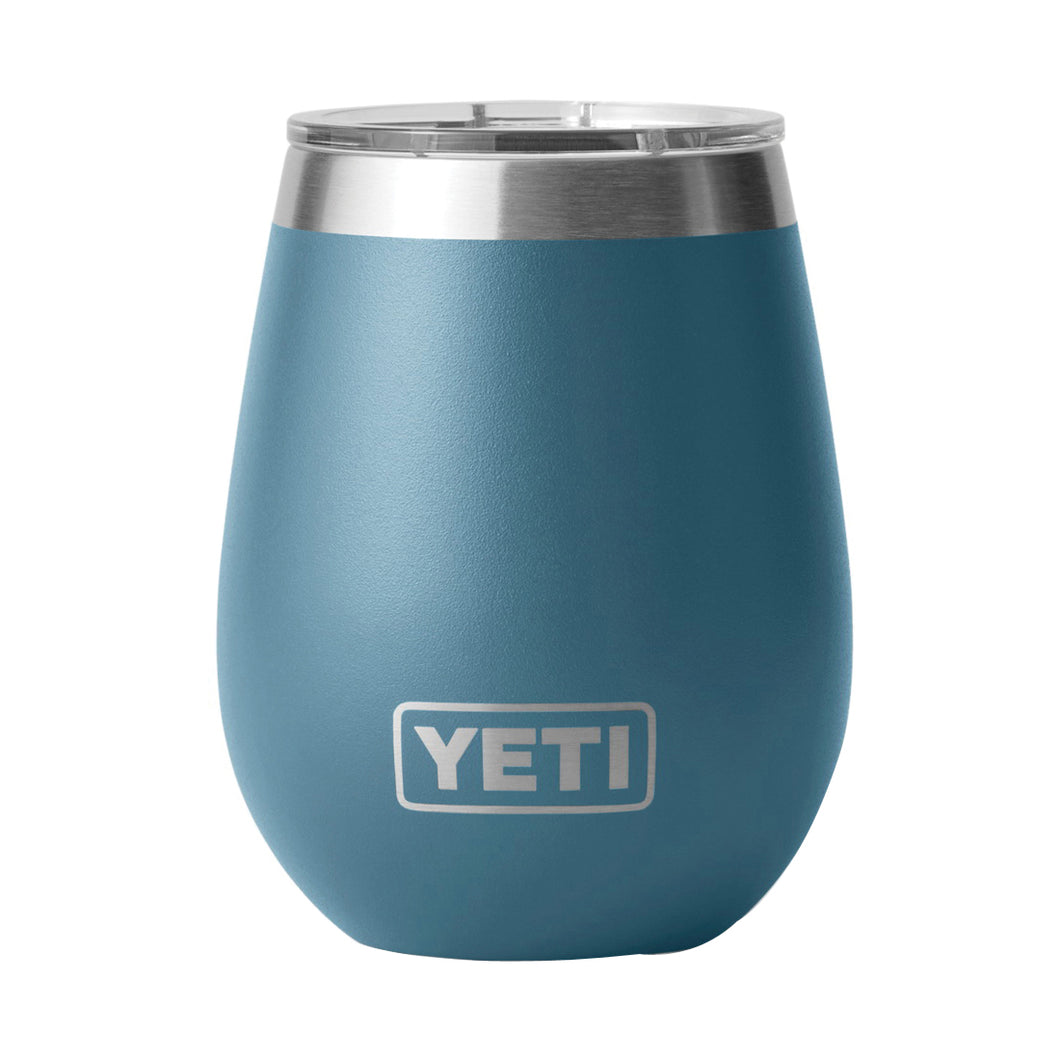 YETI Rambler Series 21071501316 Wine Tumbler with MagSlider Lid, 3.6 W x 4.5 H in, 10 oz Can/Bottle, Stainless Steel