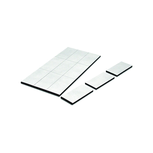 Magnet Source 07010 Magnet Disc and Tape Strip, Ferrite/Rubber Polymer, 3 in L, 2 in W, 0.06 in H