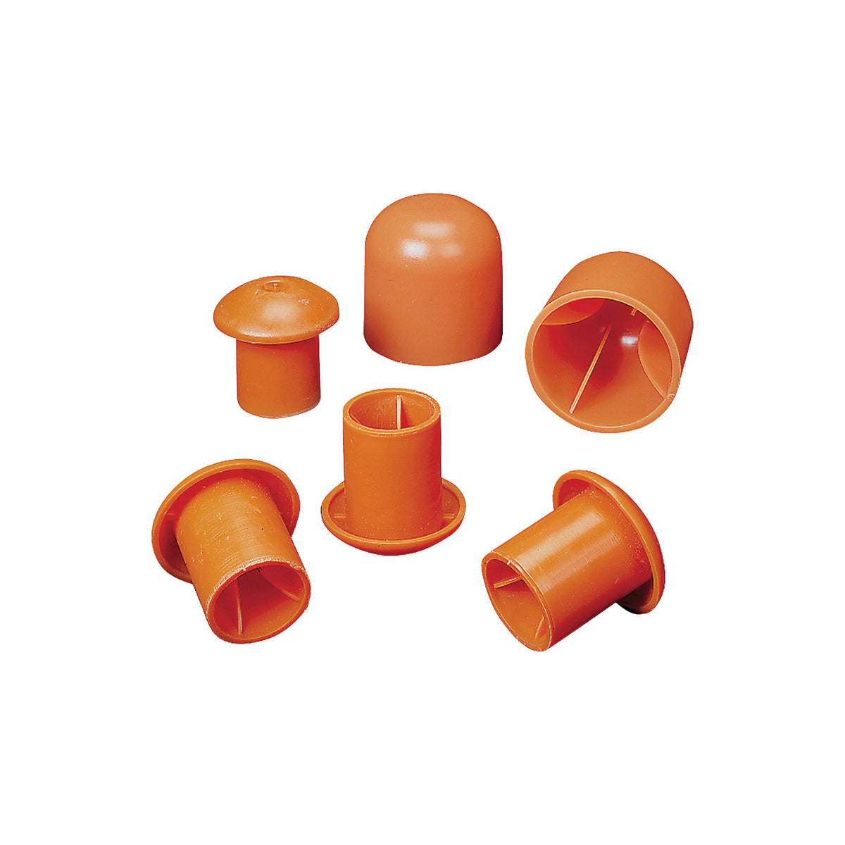 MUTUAL INDUSTRIES 14640-2 Rebar Cap, 2 in Dia Rebar, Orange
