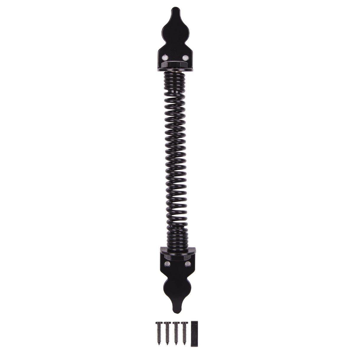 ProSource 33197PKS-PS Gate Spring, 13-3/4 in L, Steel, Black Powder-Coated